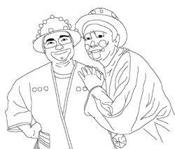 Recto et Verso à colorier