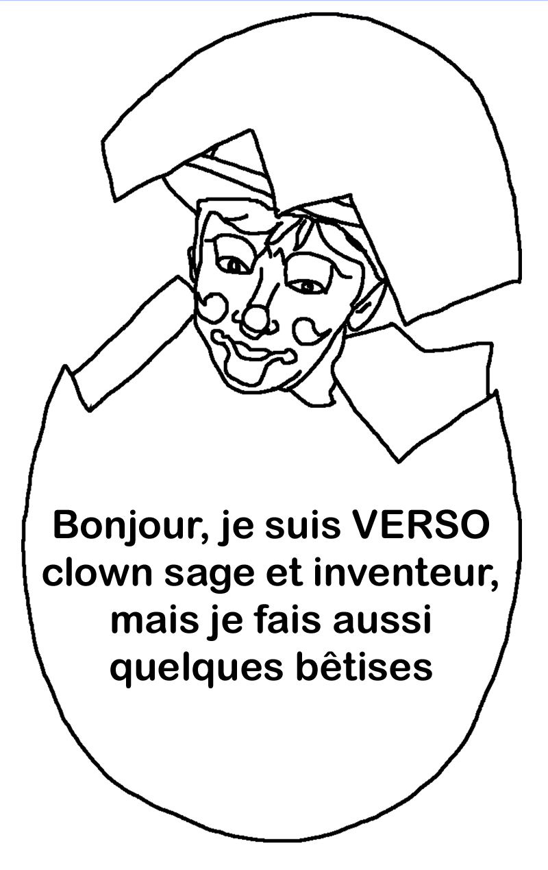 Dessin de Recto sortant de son œuf à imprimer et à colorier